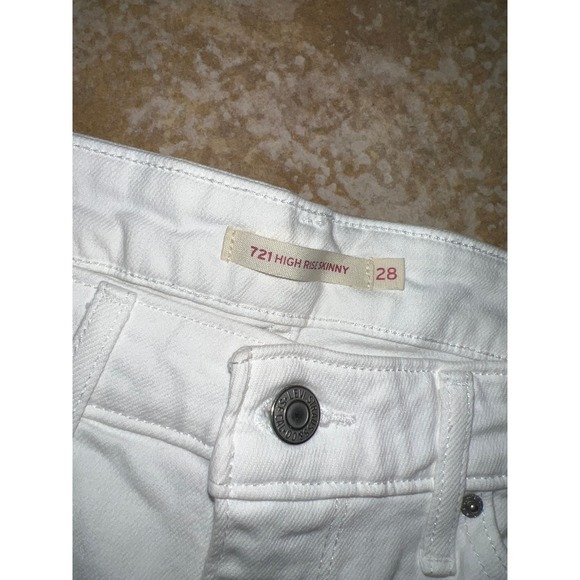 Levi’s 721 High Rise Skinny Jeans Size 28 - Picture 2 of 3